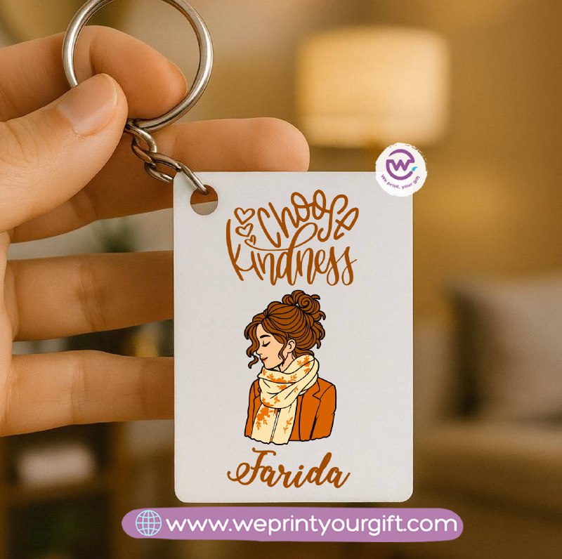 Personalized Wooden Keychain – One Art & Custom Designs
