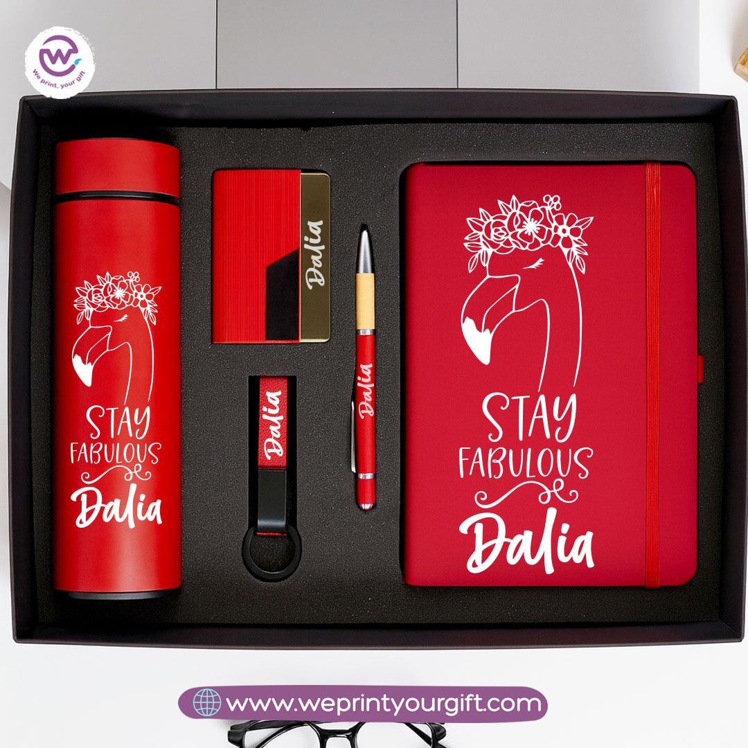 Personalized Success Gift Box with Name – 5-Piece Motivational Luxury Set