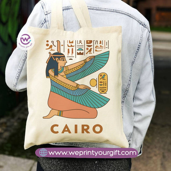 Egyptian Pharaonic Canvas Tote Bag