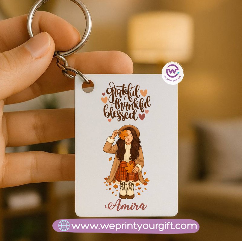 Personalized Wooden Keychain – One Art & Custom Designs