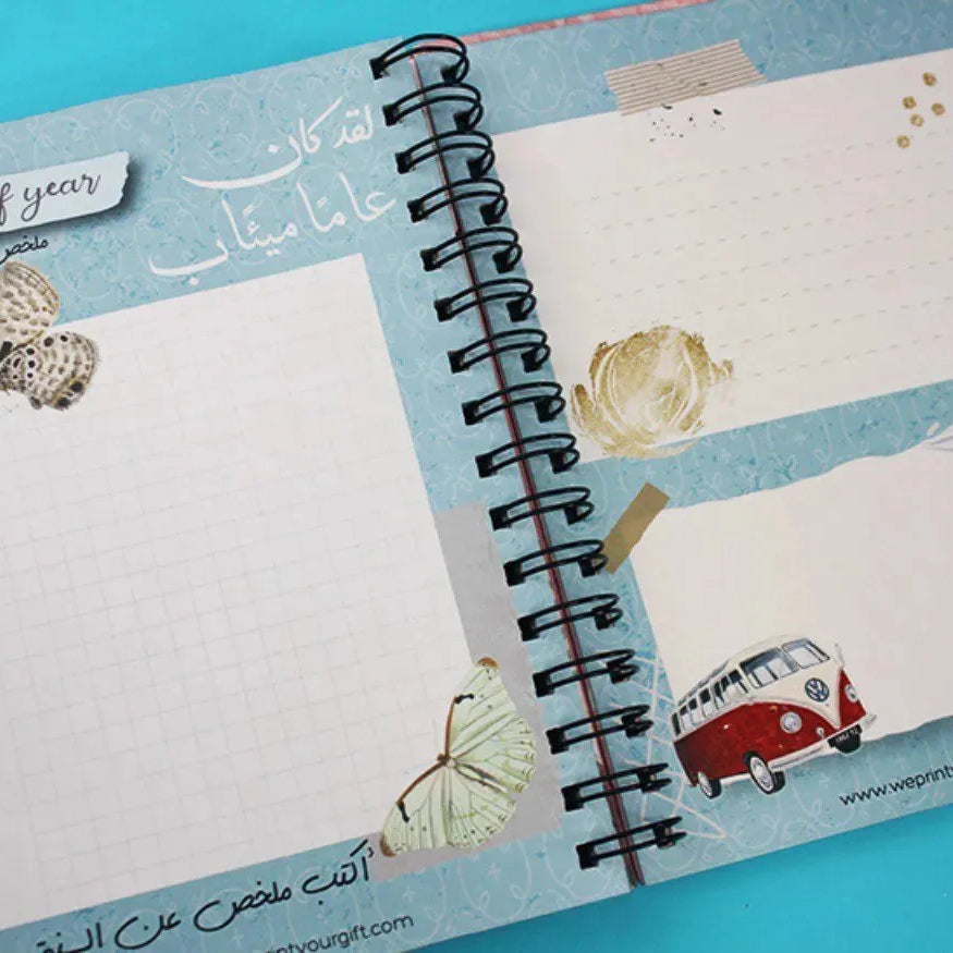 Daily Agenda-Agenda - ( 91 Papers -182 pages )-Flamingos - WE PRINT