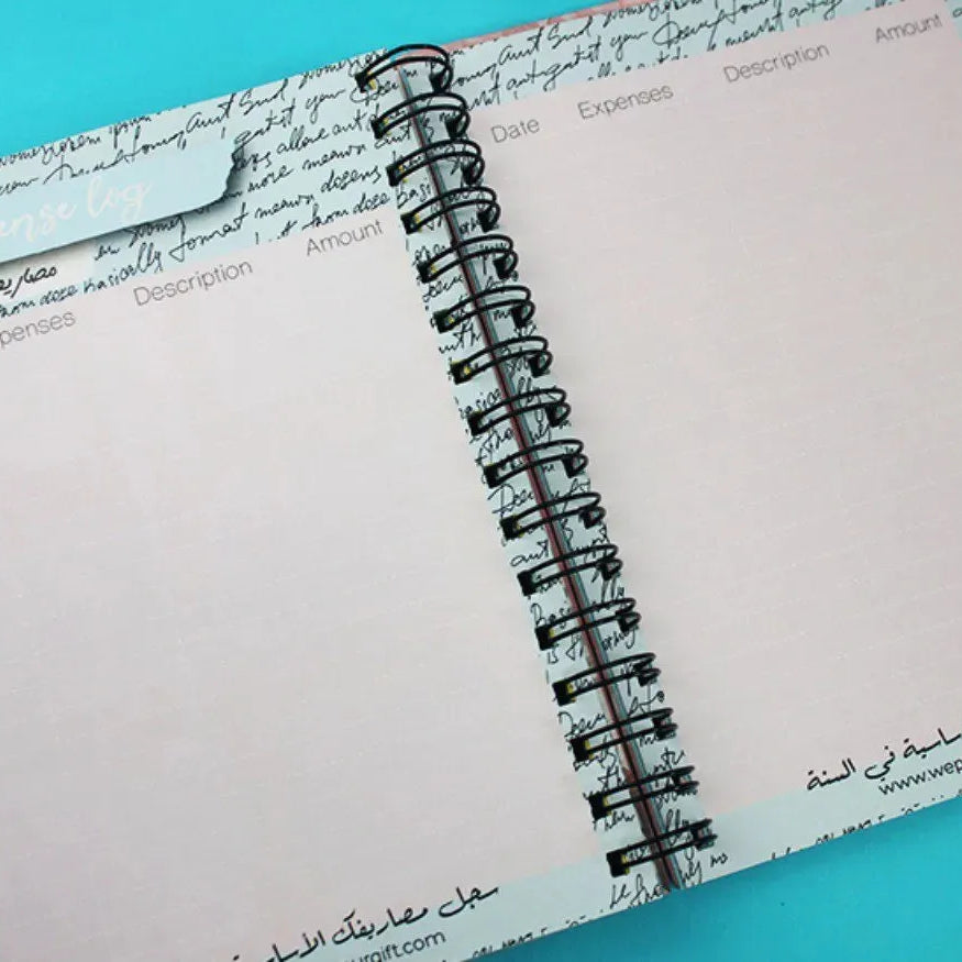 Daily Agenda-Agenda - ( 91 Papers -182 pages )-Flamingos - WE PRINT