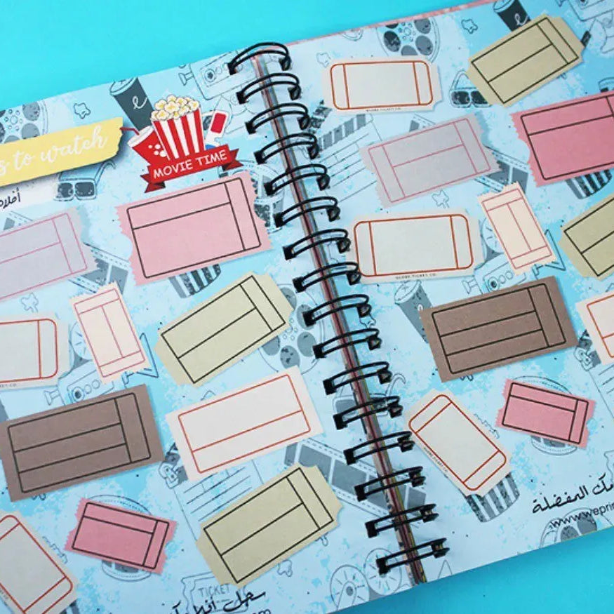 Daily Agenda-Agenda - ( 91 Papers -182 pages )-Flamingos - WE PRINT