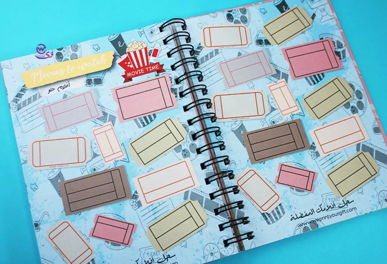 Daily Agenda-Agenda - ( 91 Papers -182 pages )-Flamingos - WE PRINT