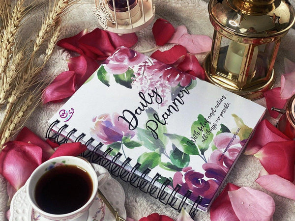 Daily planner-Blooming Flowers - WE PRINT