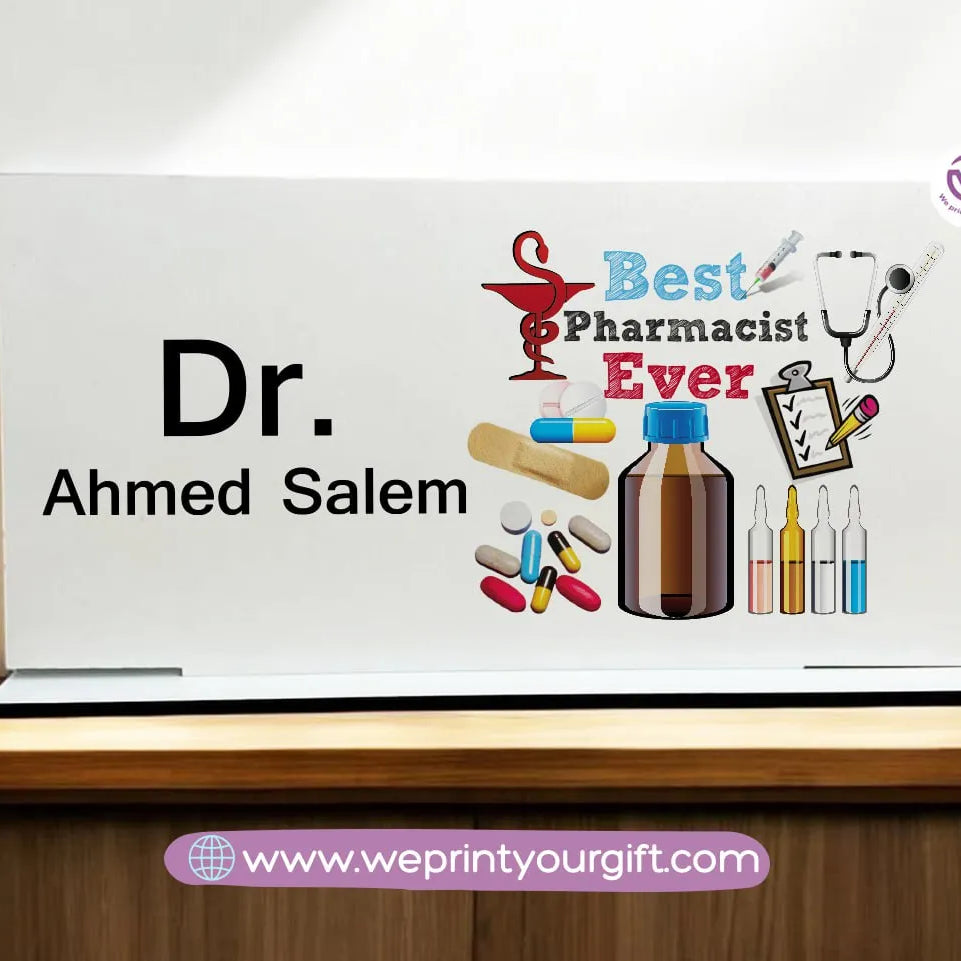 Desk Wooden Sign- Jobs - WE PRINT