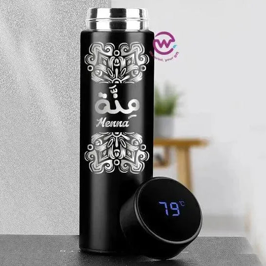 Digital Thermal Thermos - Arabic Name A - WE PRINT