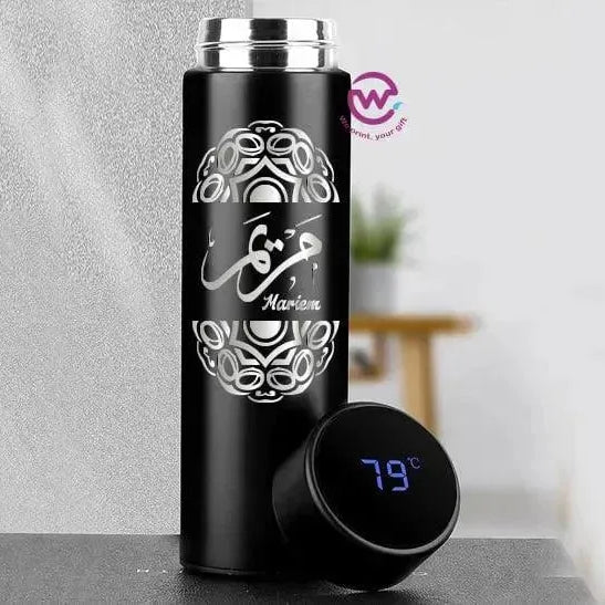 Digital Thermal Thermos - Arabic Name A - WE PRINT
