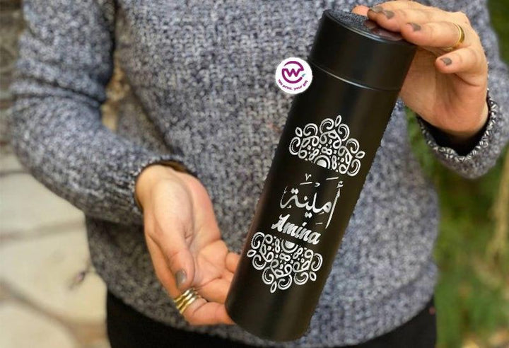 Digital Thermal Thermos -Engrave -Names - weprint.yourgift