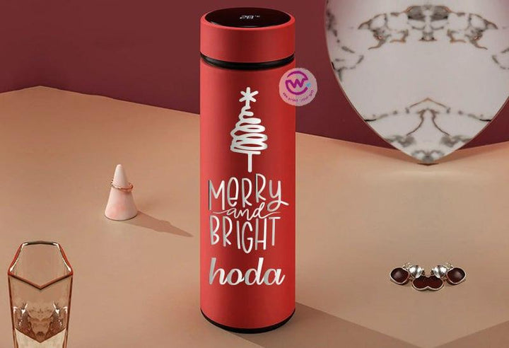 Digital Thermal Thermos -Engrave -Christmas - weprint.yourgift