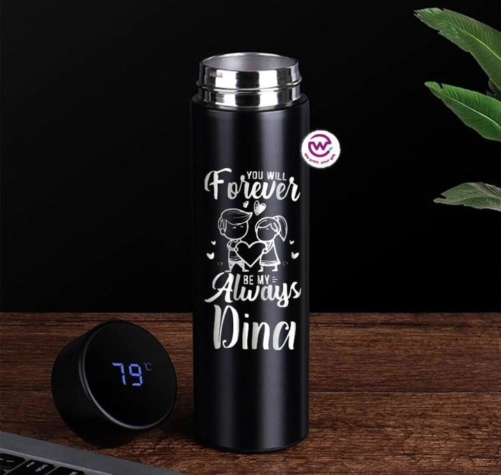 Digital Thermal Thermos -Engrave -lovers - weprint.yourgift