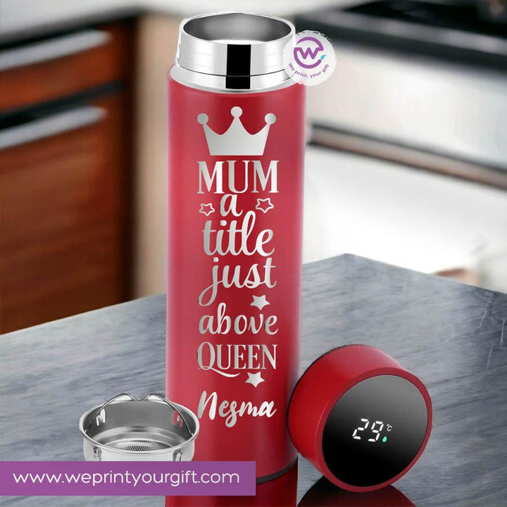 Digital Thermal Thermos -Engrave -Mother's Day - weprint.yourgift