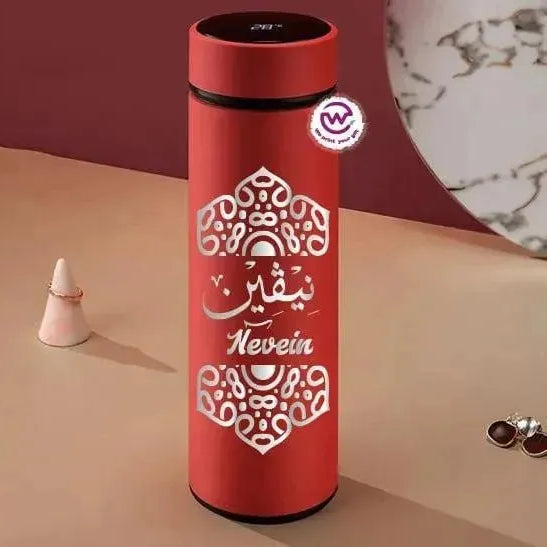 Digital Thermal Thermos -Names B - WE PRINT