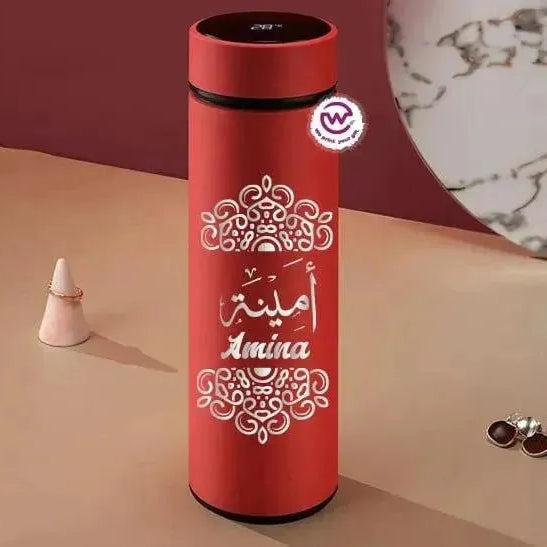 Digital Thermal Thermos -Names B - WE PRINT