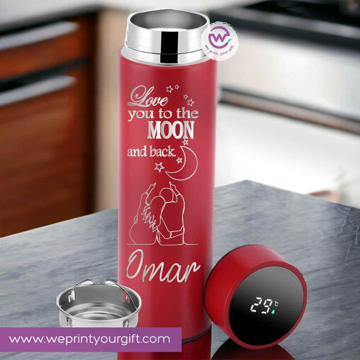 Digital Thermal Thermos -Engrave -Valentine's Day - weprint.yourgift