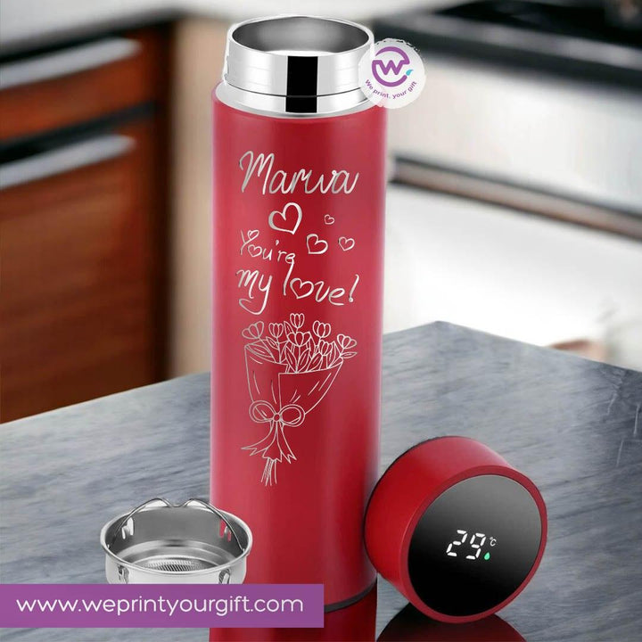 Digital Thermal Thermos -Engrave -Valentine's Day - weprint.yourgift