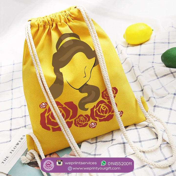 Drawstring Bag - beauty and the beast - weprint.yourgift