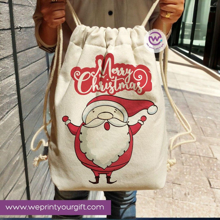 Drawstring Bag - Christmas - weprint.yourgift
