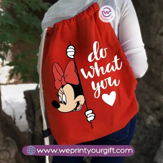 Drawstring Bag-Disney - WE PRINT