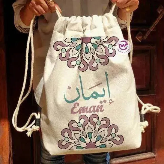 Drawstring Bag - Mandala - WE PRINT