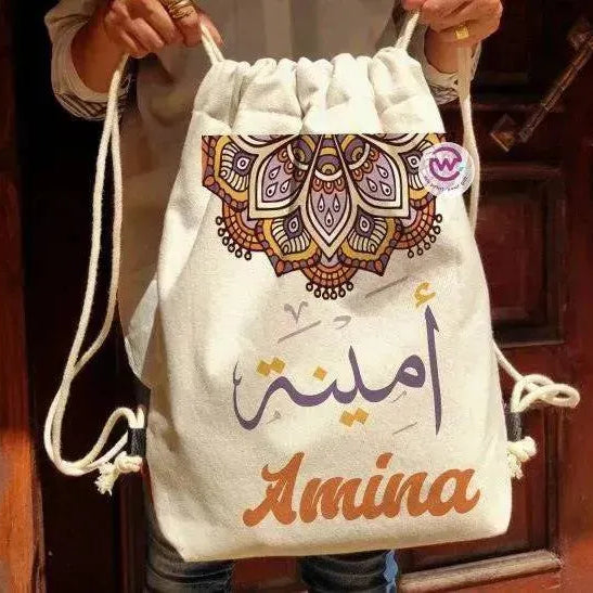 Drawstring Bag - Mandala - WE PRINT