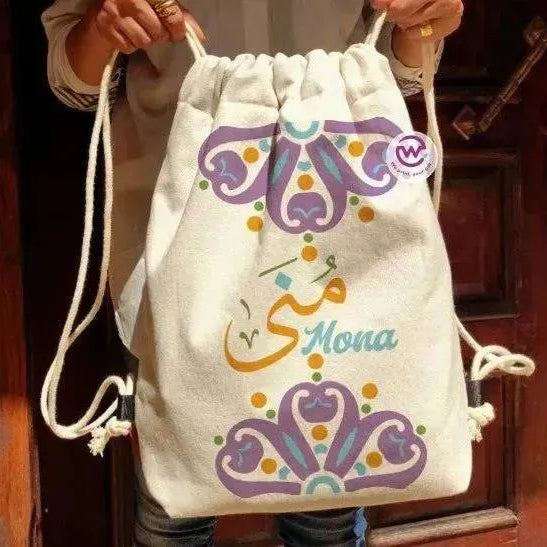 Drawstring Bag - Mandala - WE PRINT