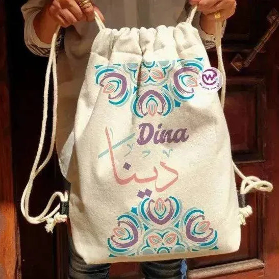 Drawstring Bag - Mandala - WE PRINT