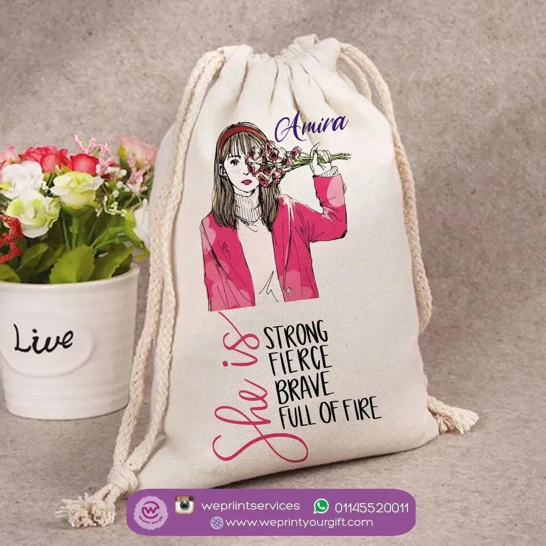 Drawstring Bag - Motivational - WE PRINT