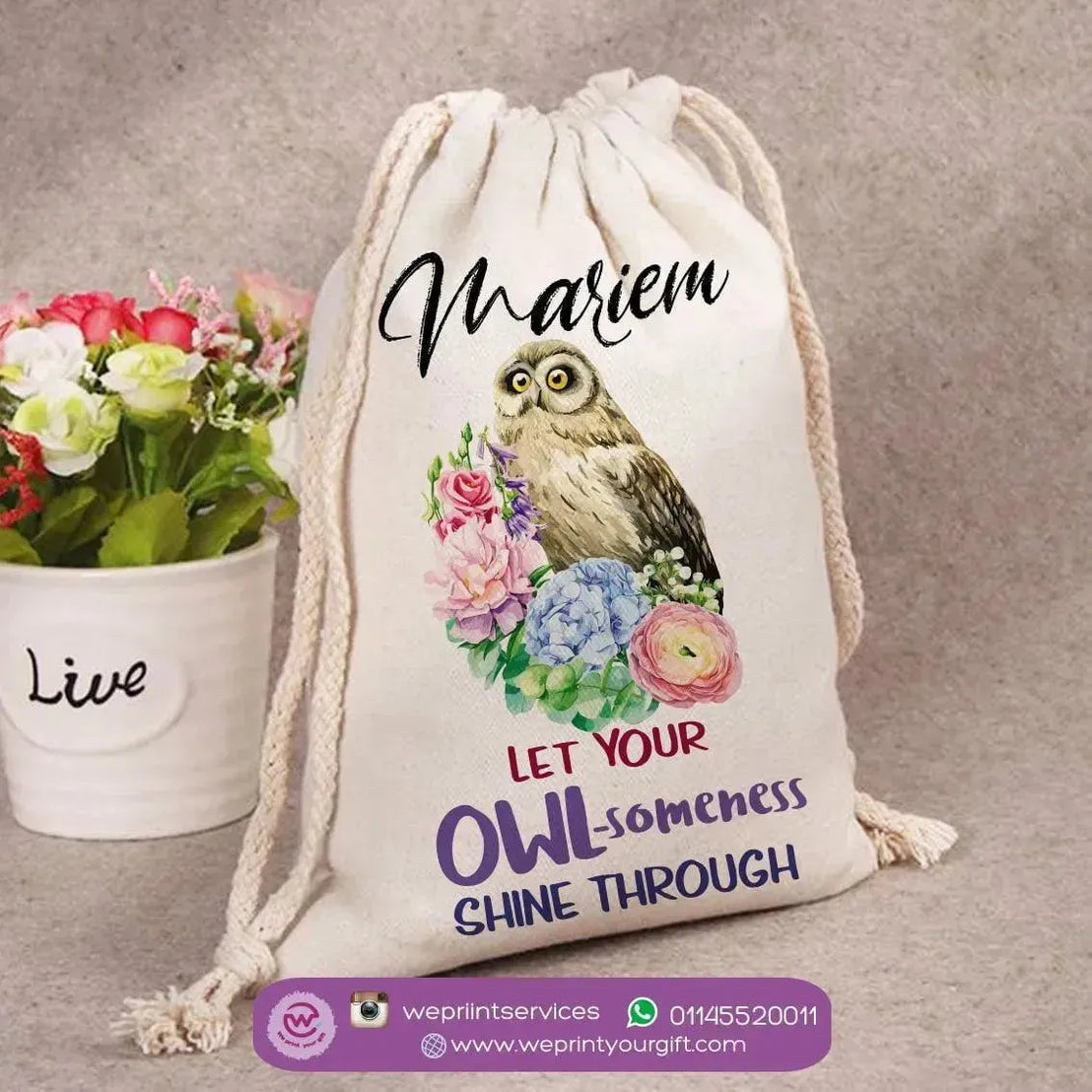 Drawstring Bag - Motivational - WE PRINT