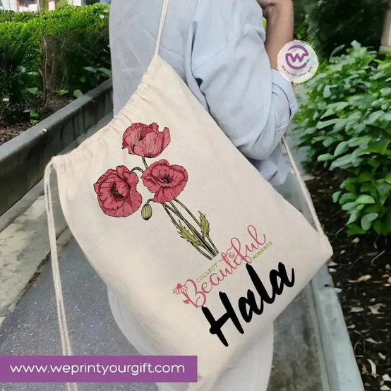 Drawstring Bag - Names-A - WE PRINT