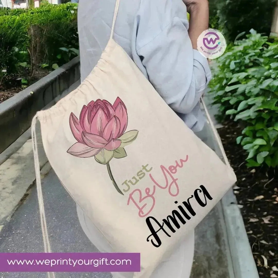 Drawstring Bag - Names-A - WE PRINT