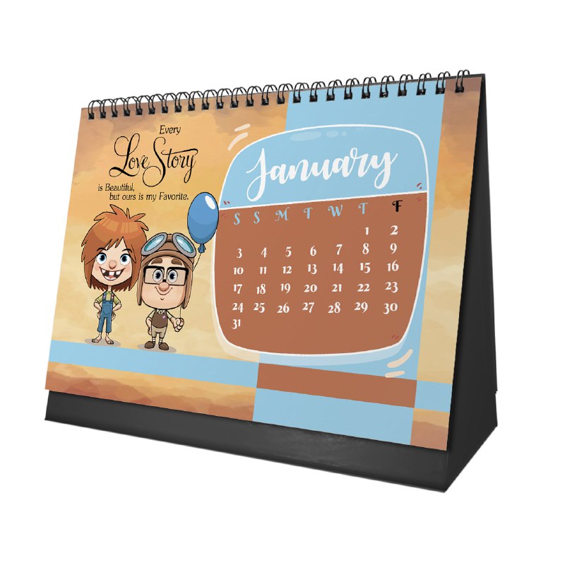UP Movie Desk Calendar 2026
