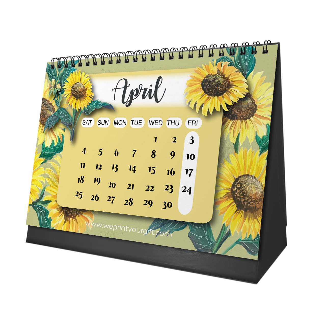 Sunflower Calendar 2026