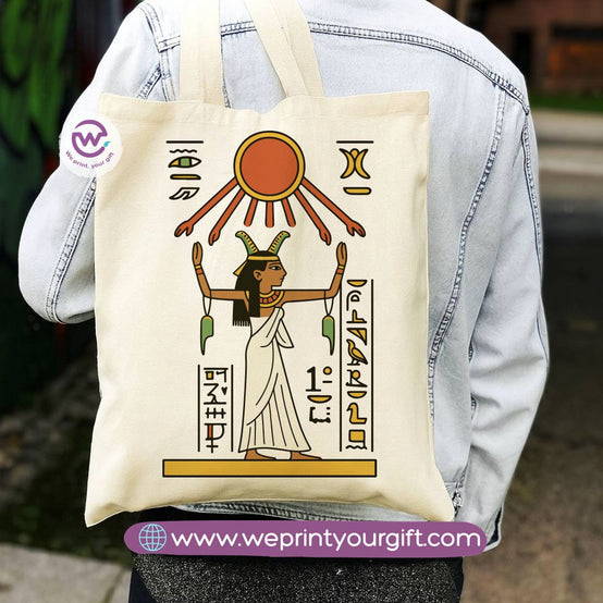 Egyptian Pharaonic Canvas Tote Bag