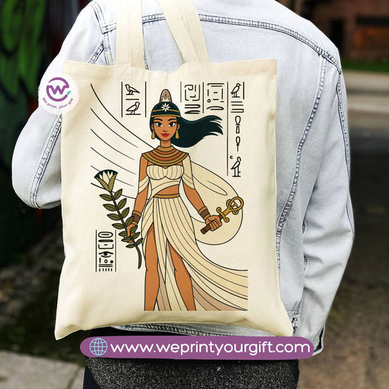 Egyptian Pharaonic Canvas Tote Bag