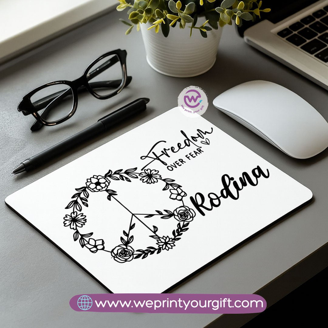 One Line Art Mouse Pad – Minimalist Artistic Desk Style