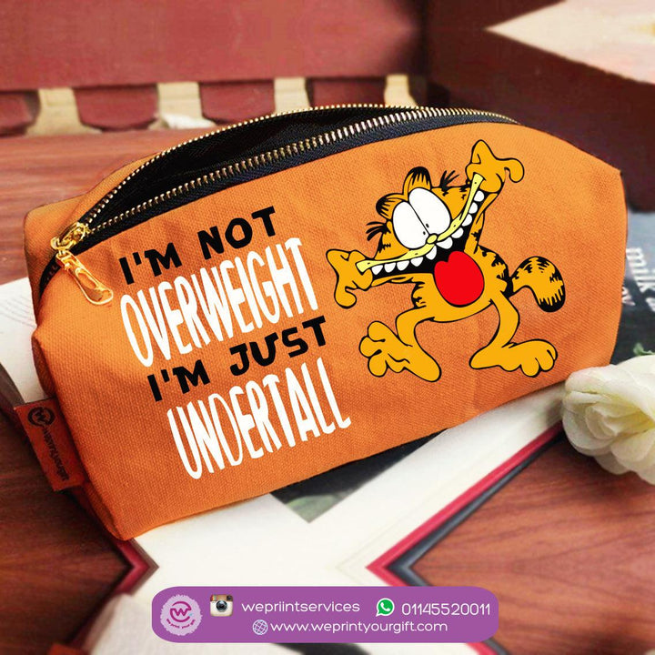 Fabric Boxy Pouch Makeup - Garfield - weprint.yourgift