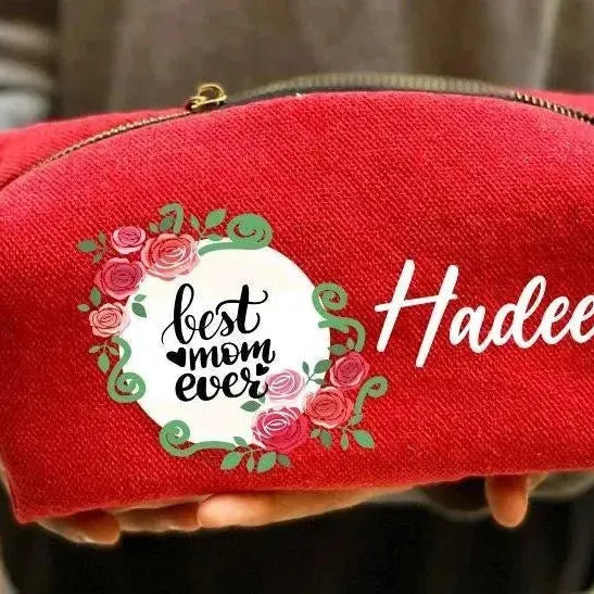 Fabric Boxy Pouch Makeup - Mother's Day 1 - WE PRINT