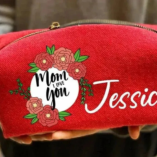 Fabric Boxy Pouch Makeup - Mother's Day 1 - WE PRINT