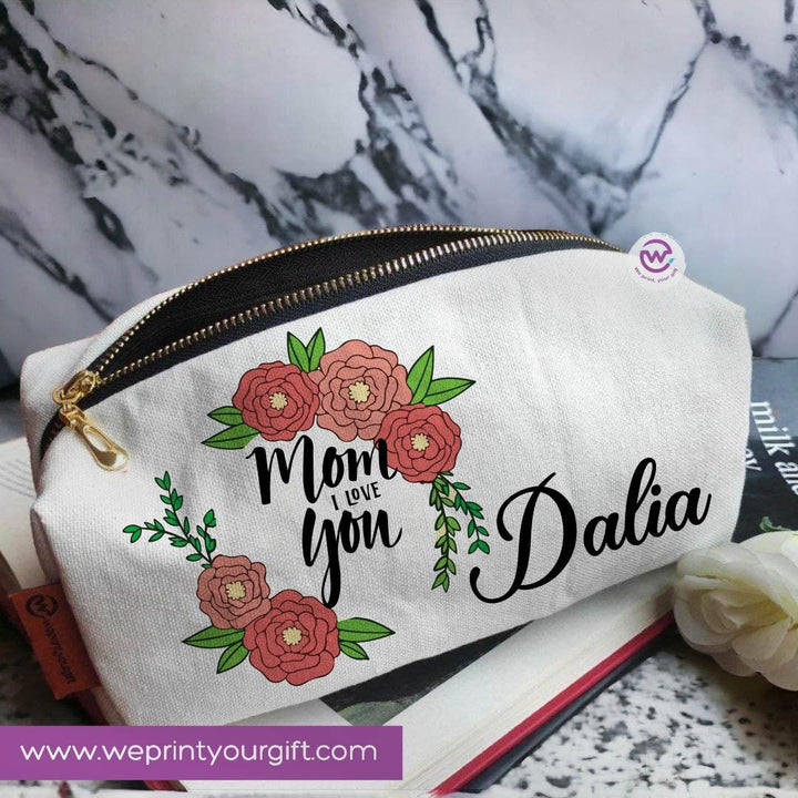 Fabric Boxy Pouch Makeup - Mother's Day - weprint.yourgift