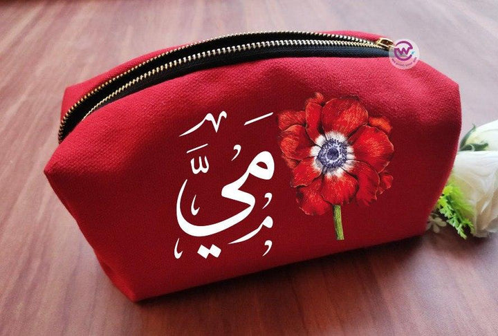 Fabric Boxy Pouch Makeup - Names - weprint.yourgift