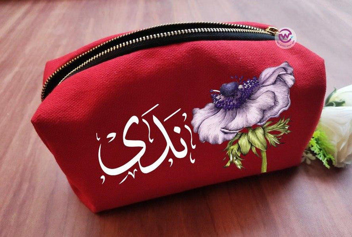 Fabric Boxy Pouch Makeup - Names - weprint.yourgift
