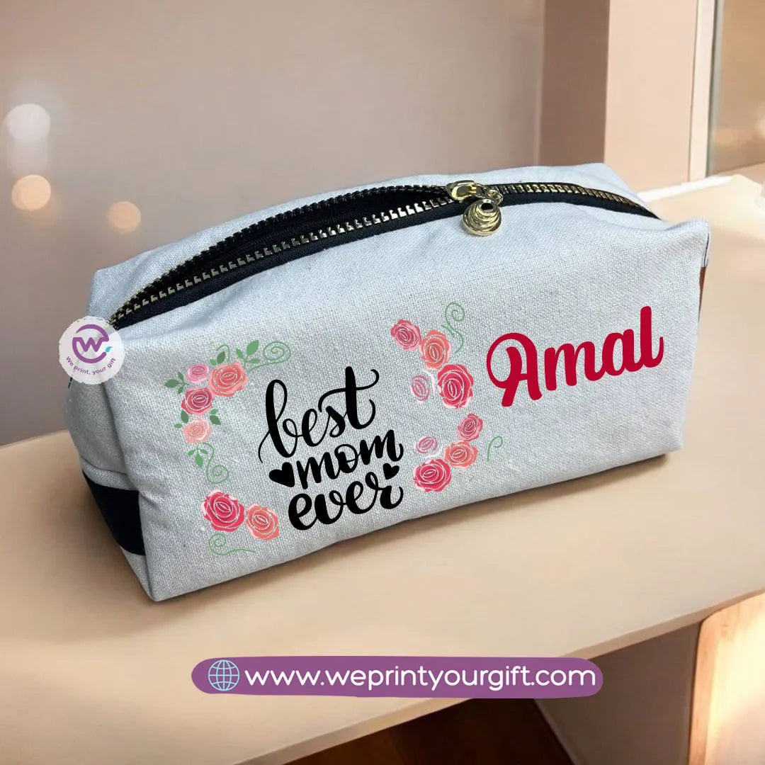 Fabric Makeup Bag- Mom designs - WE PRINT