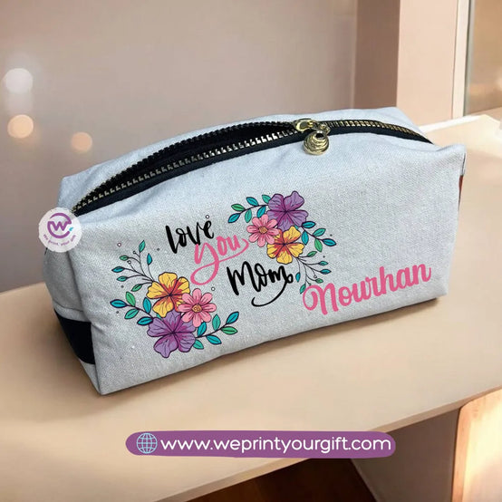 Fabric Makeup Bag- Mom designs - WE PRINT