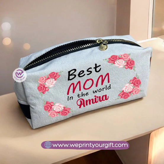 Fabric Makeup Bag- Mom designs - WE PRINT