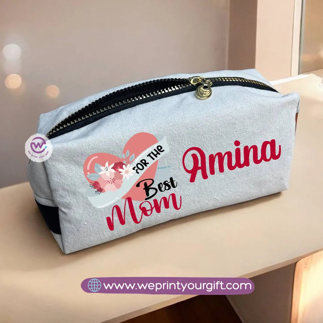 Fabric Makeup Bag- Mom designs - WE PRINT