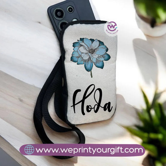 Fabric Mobile Cover - Flowers& Butterflies - WE PRINT