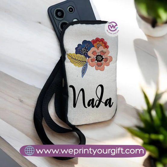 Fabric Mobile Cover - Flowers& Butterflies - WE PRINT