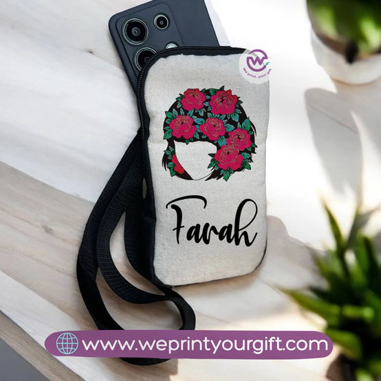 Fabric Mobile Cover - Flowers& Butterflies - WE PRINT