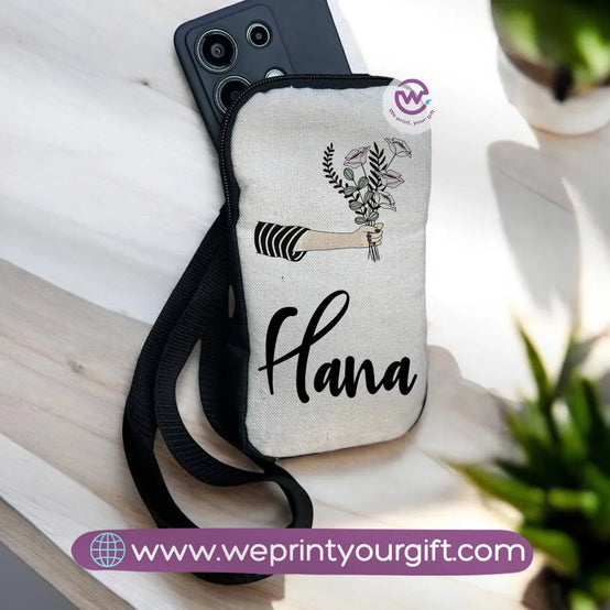 Fabric Mobile Cover - Flowers& Butterflies - WE PRINT